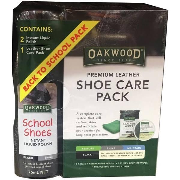 Oakwood Premium Leather Shoe Care Pack