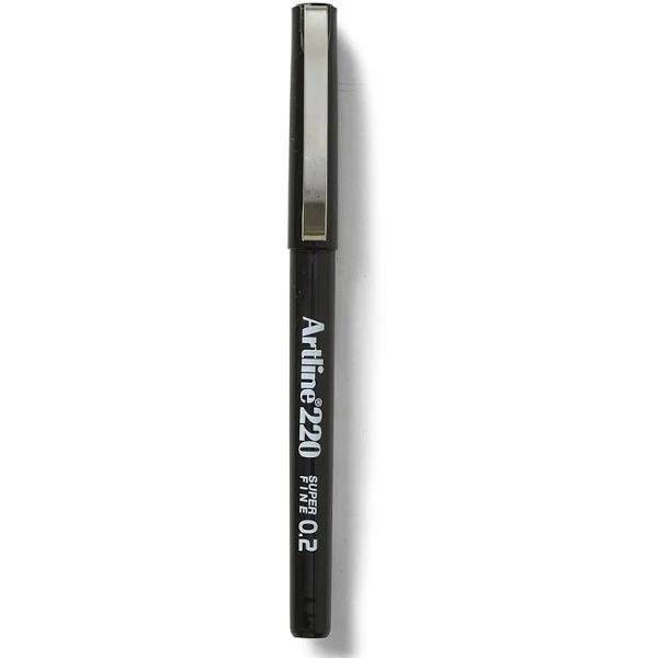 Artline 220 Fineliner Pen 0.2mm Black Hangsell