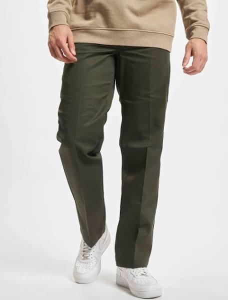 Dickies 873 Work Pant Rec - Olive Green - 31/32 - Men