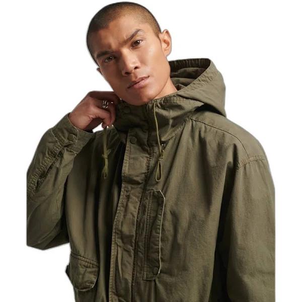 Superdry Vintage Deck Hoodie Green S Man