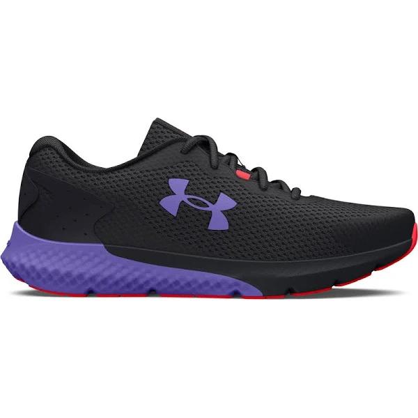 Under Armour Charged Rogue 3 Shoes Black Lilac Pink Women - 36