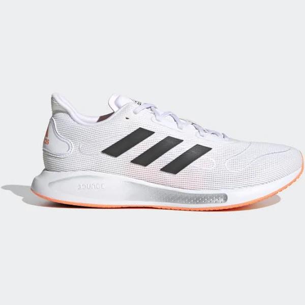 Adidas Galaxar Run Shoes White / Black / Screaming Orange 7.5 - Men Running Running Shoes,Trainers