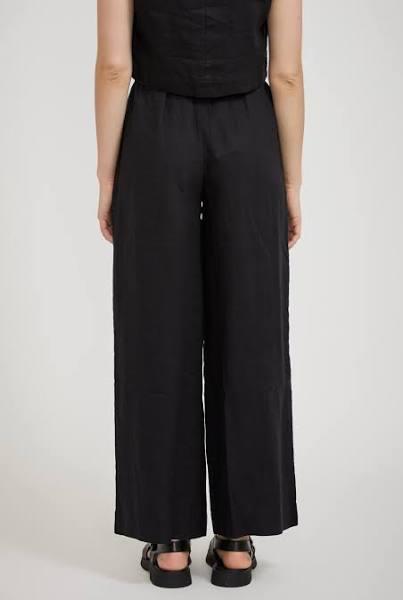 Assembly Label Nilsa Linen Pants - Black 12