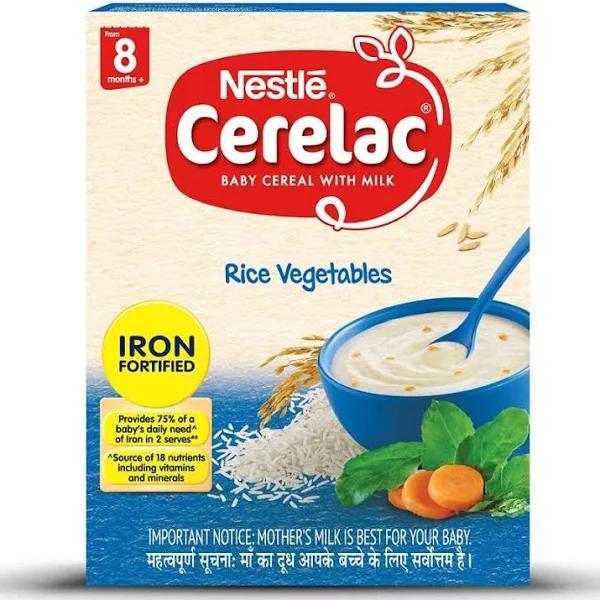 Nestle Cerelac Stage 2 Rice Vegetables - 300 GM