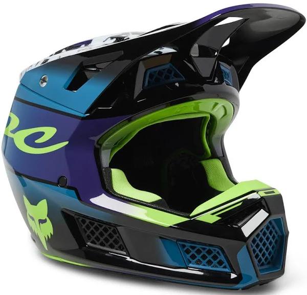 Fox V3 RS Dkay Helmet Ece - Blue - L