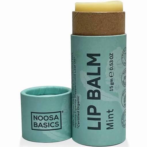 Noosa Basics Mint Organic Lip Balm 15 G