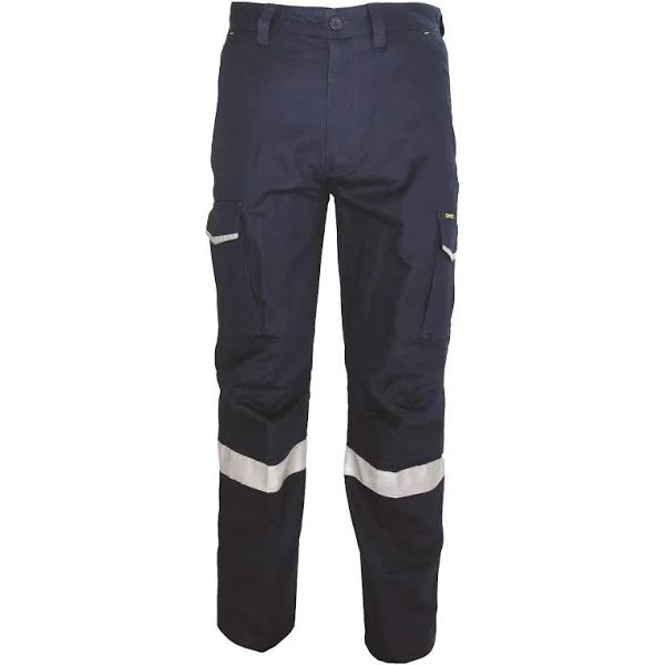 DNC Ripstop Cargo Pants with CSR Reflective Tape - Navy - 102S