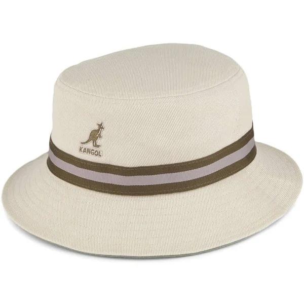 Kangol Stripe Lahinch Bucket Hat - Beige