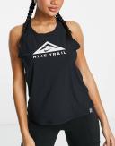 Nike Dri-FIT Women's Trail-Running Tank - 50% Recycled Polyester - Black