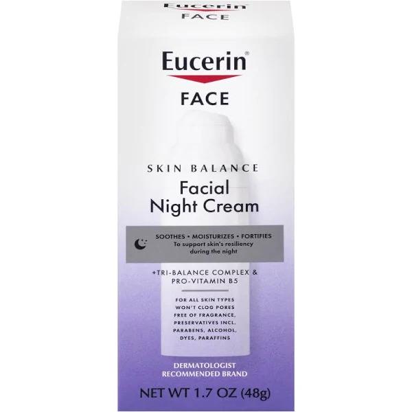 Eucerin, Skin Balance, Facial Night Cream, 1.7 oz (48 g)