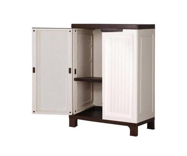 Livsip Outdoor Storage Cabinet Box Adjustable Lockable