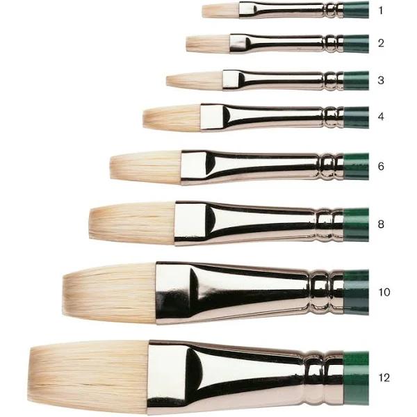 Winsor & Newton Winton Hog Brushes Long Flat Size 1