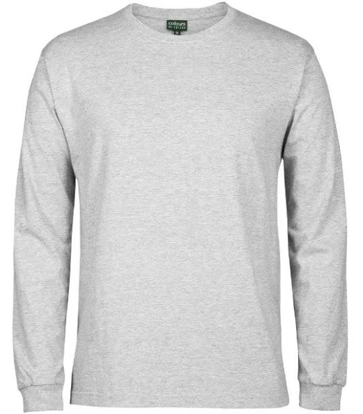 JBS Mens Long Sleeve Tee 1LS (Snow Marle, 2XS)