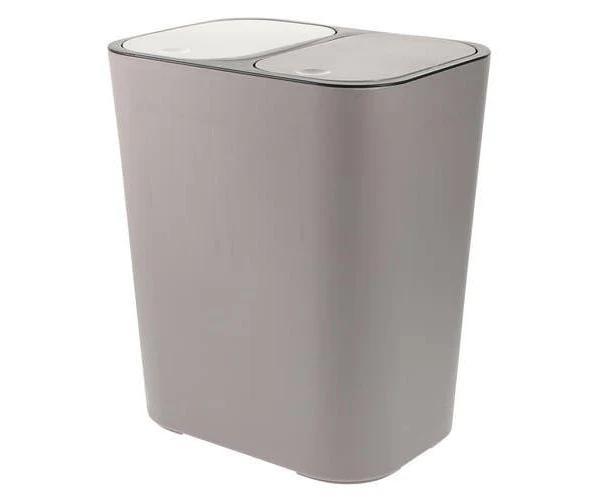 Dual Garbage Bin Recycling Bins Kitchen Waste Bin Recycle Bin Lid Cover Flip Waste Can Trash Sorting Bins