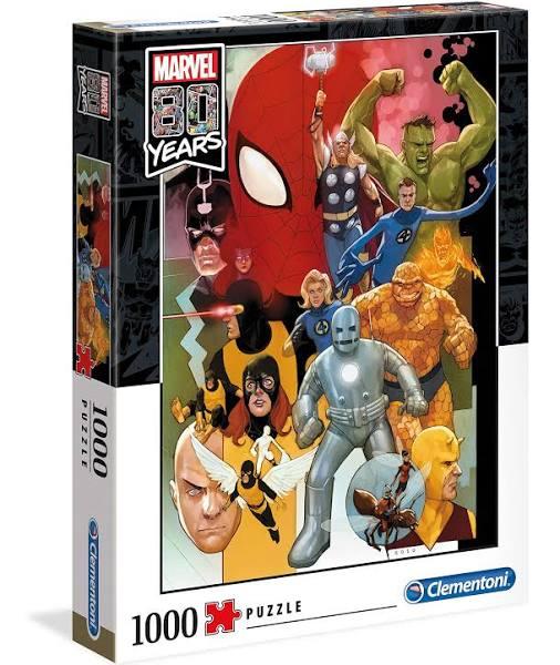 Marvel 80th Anniversary Impossible Puzzle (1000pc) Clementoni