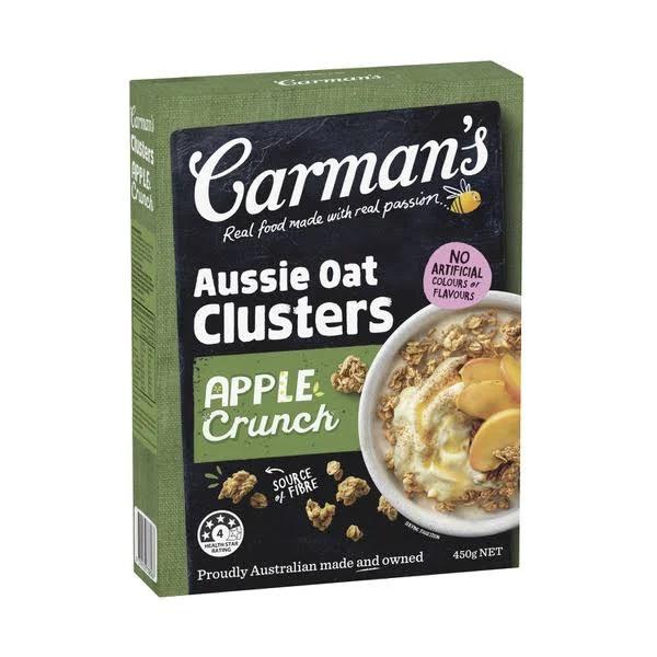 Carman?s Aussie Oat Clusters Apple Crunch 450g