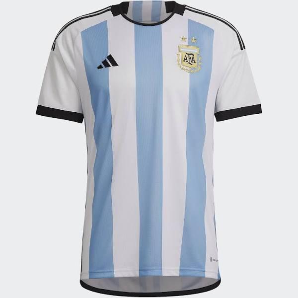 Adidas Argentina 2022 Stadium Home Jersey White/Light Blue