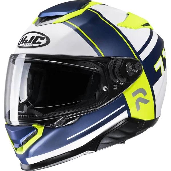 HJC RPHA 71 Zecha Helmet, blue-yellow, Size S