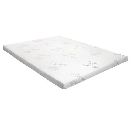 Starry Eucalypt Graphite Infused Memory Foam Mattress Topper 7 Zone Cool Gel King 8cm