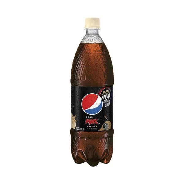 Pepsi Max Vanilla Bottle 1.25L