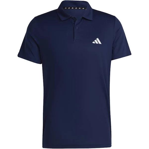 adidas-Train Essentials Training Polo Shirt-Men-Dark Blue / White-L