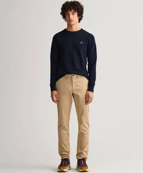 Hallden Slim Fit Twill Chinos 29 / Dark Khaki / Beige