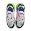 Nike Air Max 270 Womens White Volt Siren Red Shoes - Size 10 - White/volt/light ultramarine/siren Red