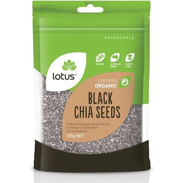 Lotus Chia Seeds Black Organic - 125g