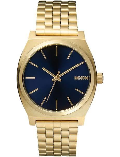 Nixon Time Teller Watch - Gold / Cobalt Blue