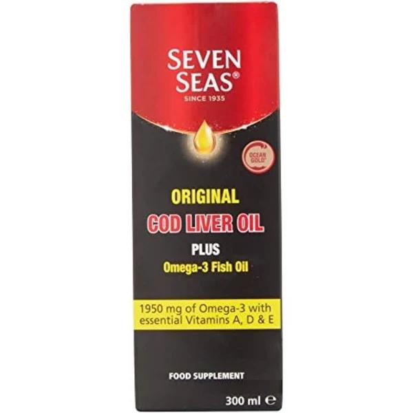 Seven Seas Traditional Cod Liver Oil Liquid 300ml