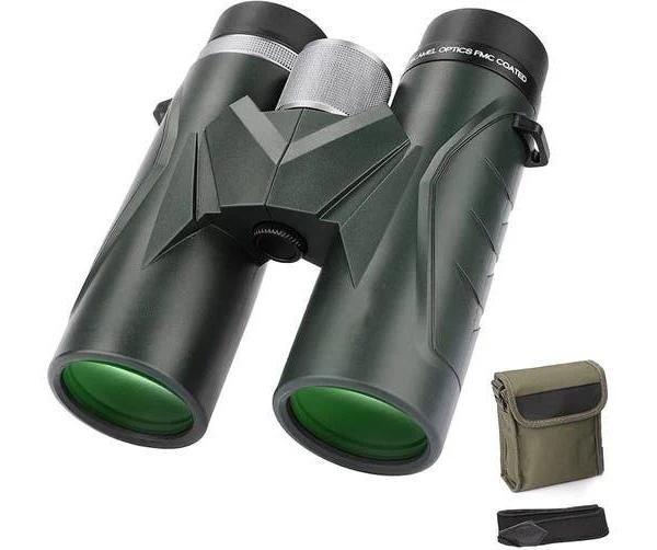 10x42 Binoculars Compact HD (Military Green)