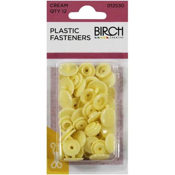 Birch Plastic Fasteners 12 Pack