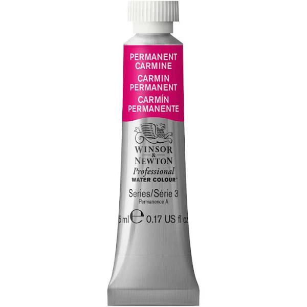 Winsor & Newton : Professional Watercolour : 5ml : Permanent Carmine