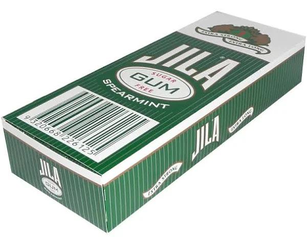 Jila Sugar Free Gum Spearmint 22g x 18