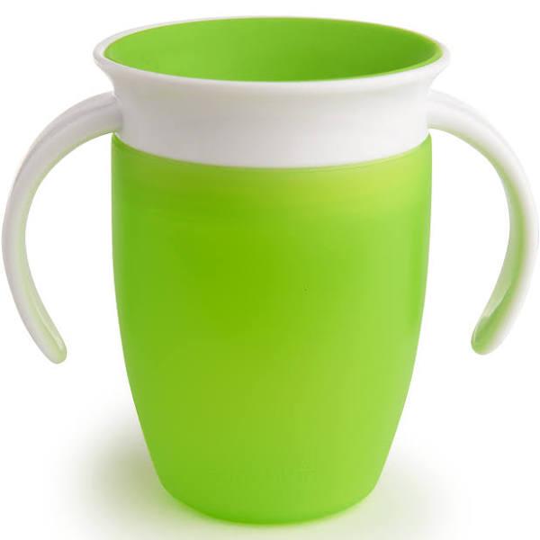 Munchkin 7oz Miracle 360o Trainer Cup With Spoutless Design - Green