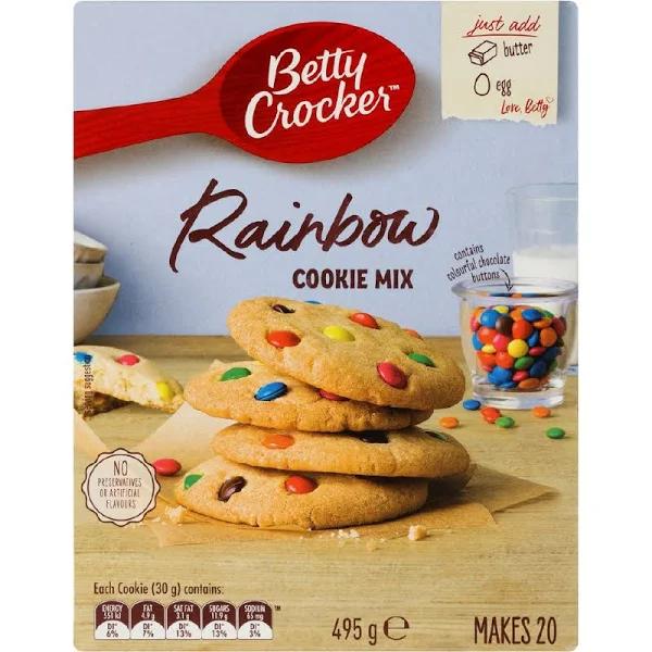 Betty Crocker Rainbow Cookie Mix 495g