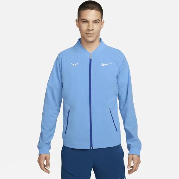 Nike Dri-FIT Rafa Men's Tennis Jacket - Blue - 50% Recycled Polyester