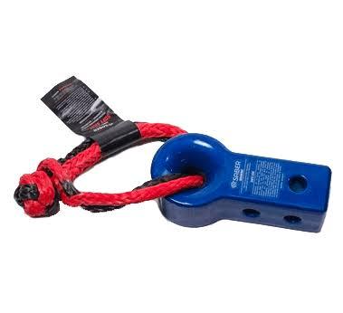 7075 Saber Alloy Recovery Hitch - Blue Prismatic & 9K Soft Shackle | Fulcrum Suspensions