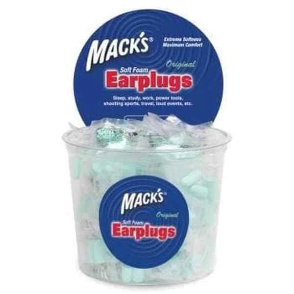 Buy Macks Original Soft Foam Ear Plugs (100 Pairs) Online Australia | Earjobs