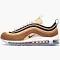 Nike Air Max 97 'Muslin Pink Foam' Sneakers | Brown | Men's Size 8.5