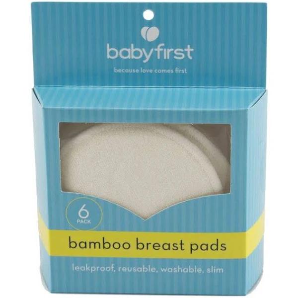 Baby First Waterproof Bamboo Breast Pads 6 Pack