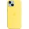 Apple iPhone 14 Silicone Case with MagSafe (Canary Yellow)