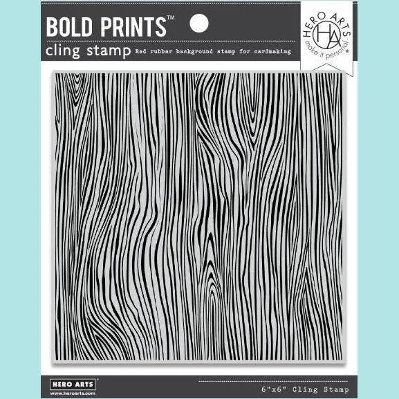 Hero Arts - Woodgrain Bold Prints