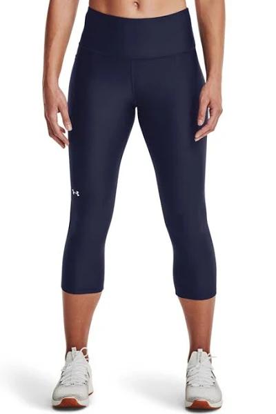 Under Armour Womens Hi-Rise Capris - Navy