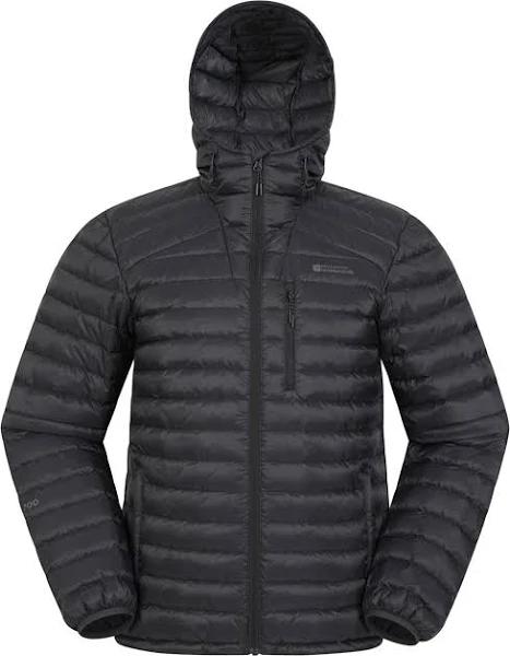 Mountain Warehouse Mens Henry II Extreme Down Filled Padded Jacket Jet Black XXL Mixed Mens Padded Jacket