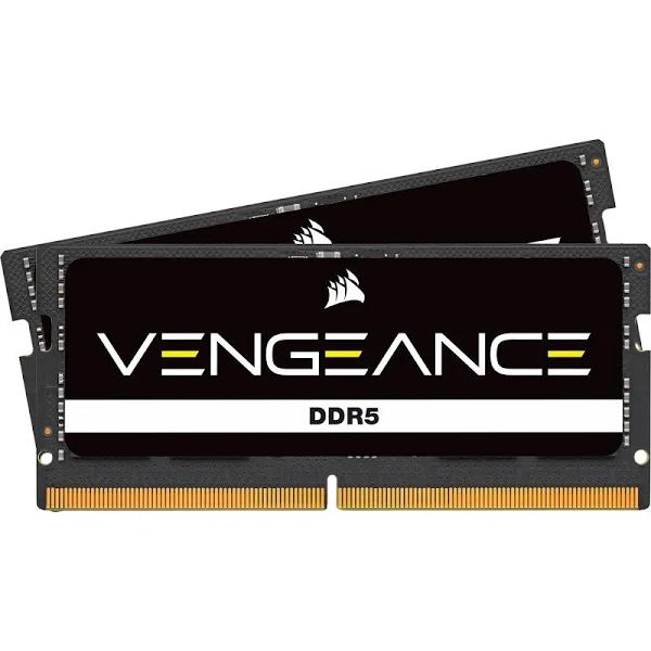 Corsair CMSX16GX5M2A4800C40 Vengeance 16GB (2x8GB) DDR5 SODIMM 4800MHz C40 1.1V Notebook Laptop Memory