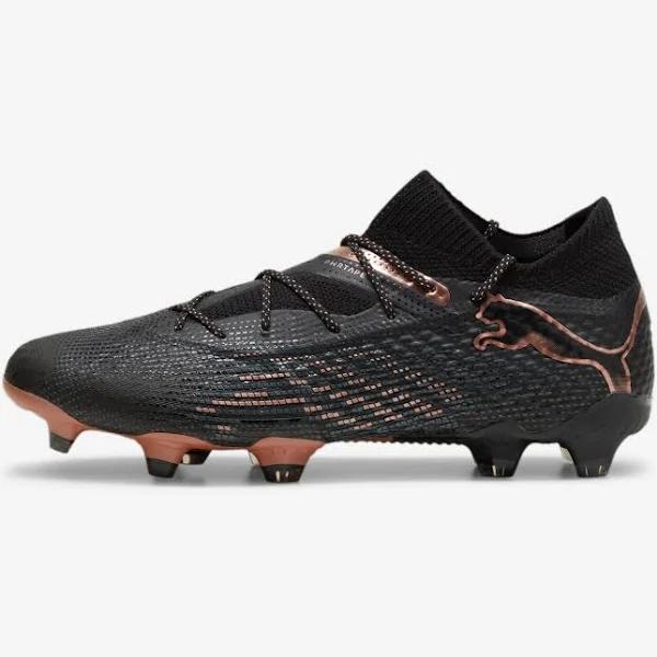 Puma Future 7 Ultimate FG/AG Firm Ground Soccer Cleat Black/Copper Rose - Size 5