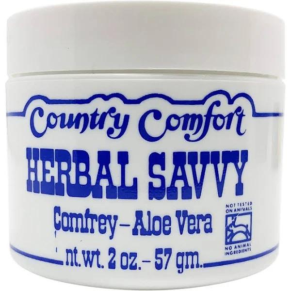 Country Comfort Herbal Savvy Comfrey Aloe Vera - 2 oz