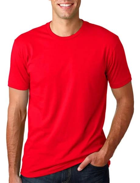 Harris | Mens CVC Cotton/Poly Crew Tshirt Red L