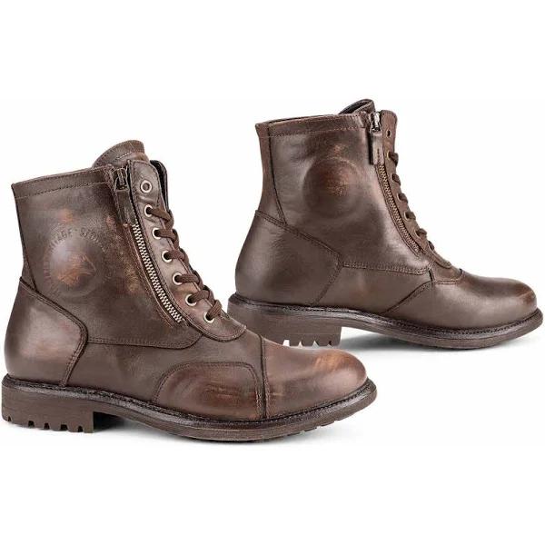 Falco Aviator Motorcycle Boots, Brown, Size 46